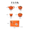 Bộ Ấm Chén Sứ Pha Trà Đạo Quả Hồng Cao Cấp - Kèm Túi Hộp Lịch Sự, Giá 109k 5