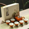 Bộ Ấm Chén Sứ Pha Trà Đạo Quả Hồng Cao Cấp - Kèm Túi Hộp Lịch Sự, Giá 109k 10