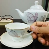 Bộ Ấm Chén Sứ Trắng Cao Cấp 14 Cái (297) Thiết Kế Sang Trọng, Giá Ưu Đãi 425k 8