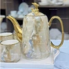 Bộ ấm chén sứ vân đá đặc biệt - tách pha trà thiết kế hiện đại sang trọng, độ bền cao, cho không gian nội thất, giảm giá ưu đãi 325.000đ 3
