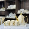 Bộ ấm chén sứ vân đá đặc biệt - tách pha trà thiết kế hiện đại sang trọng, độ bền cao, cho không gian nội thất, giảm giá ưu đãi 325.000đ 8