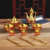 Bộ Ấm Chén Thờ Cúng Đỏ Vàng Sang Trọng - Giá Ưu Đãi 70.000 VND, Chất Lượng Cao 6