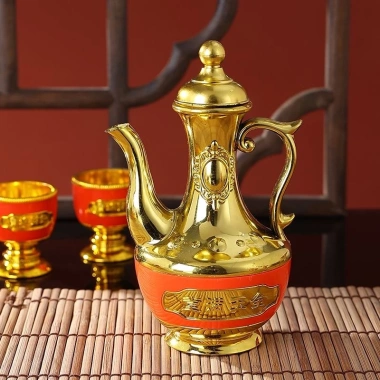 Bộ Ấm Chén Thờ Cúng Đỏ Vàng Sang Trọng - Giá Ưu Đãi 70.000 VND, Chất Lượng Cao 9 Bộ Ấm Chén Thờ Cúng Đỏ Vàng Sang Trọng - Giá Ưu Đãi 70.000 VND, Chất Lượng Cao 9