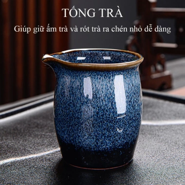 Bộ ấm chén trà cao cấp sang trọng, lịch sự, thiết kế tinh tế – Giá ưu đãi 315.000₫