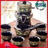 Bộ Ấm Chén Trà Cối Xay Xanh Đen Vàng 1 ấm 6 chén 1 cối Giá ưu đãi 235.000đ