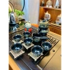 Bộ Ấm Chén Trà Cối Xay Xanh Đen Vàng 1 ấm 6 chén 1 cối Giá ưu đãi 235.000đ 6