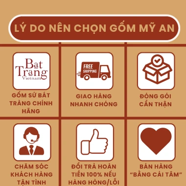 Bộ ấm chén trà Gốm sứ Bát Tràng men hoa biến màu Nâu Cát cao cấp - An toàn, chỉ 750.000đ