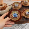 Bộ ấm chén trà Gốm sứ Bát Tràng men hoa biến màu Nâu Cát cao cấp - An toàn, chỉ 750.000đ 8