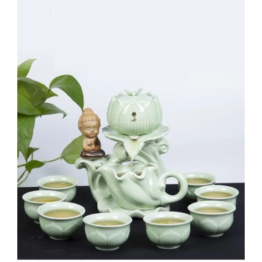 Bộ ấm chén trà gốm sứ cao cấp, thiết kế tinh tế, giá ưu đãi 525.000 VND (giảm từ 645.750 VND) 10