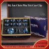 Bố ấm chén trà men cao cấp, bộ ấm chén sang trọng cho phòng khách, kèm hộp quà tặng, giá ưu đãi giảm 17%