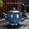 Bố ấm chén trà men cao cấp, bộ ấm chén sang trọng cho phòng khách, kèm hộp quà tặng, giá ưu đãi giảm 17% 3