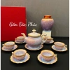 Bộ ấm chén trà Men Hoả Biến Hồng Phấn - Gốm sứ Bát Tràng cao cấp, chỉ 580.000₫ 9