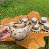 Bộ Ấm Chén Trà Men Hoả Biến Tuyết Nhung Gốm Sứ Bát Tràng Cao Cấp Giá 300.000đ 7