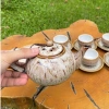 Bộ Ấm Chén Trà Men Hoả Biến Tuyết Nhung Gốm Sứ Bát Tràng Cao Cấp Giá 300.000đ 9