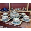 Bộ Ấm Chén Trà Men Hoạt Biến Quả Hồng Thạch - Gốm Sứ Bát Tràng Cao Cấp, Giá 330k 5