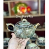 Bộ Ấm Chén Trà Men Hoạt Biến Quả Hồng Thạch - Gốm Sứ Bát Tràng Cao Cấp, Giá 330k 9