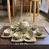 Bộ Ấm Chén Trà Men Ngà Giả Cổ Trúc Lâm Thất Hiền - Gốm Sứ Bát Tràng Cao cấp, Giá ưu đãi 360.000 VND 10