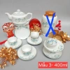 Bộ ấm chén trà sen xanh Bát Tràng - Sứ cao cấp, họa tiết sen tinh tế, độc đáo, quà tặng lý tưởng, giảm còn 200.000đ 5