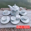 Bộ ấm chén trà sen xanh Bát Tràng - Sứ cao cấp, họa tiết sen tinh tế, độc đáo, quà tặng lý tưởng, giảm còn 200.000đ 6