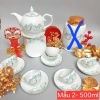 Bộ ấm chén trà sen xanh Bát Tràng - Sứ cao cấp, họa tiết sen tinh tế, độc đáo, quà tặng lý tưởng, giảm còn 200.000đ 10