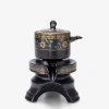 Bộ Ấm Chén Trà Tử Sa Xanh Đen Vàng - 1 Ấm, 6 Chén, Cối Xay, Hộp Quà - Chỉ 175k 6