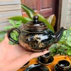 Bộ Ấm Chén Uống Trà Bát Tràng Cao Cấp Vinh Hoa Phú Quý Men Hoả Biến Kẻ Vàng Kim - Giá ưu đãi 275.000₫ 2