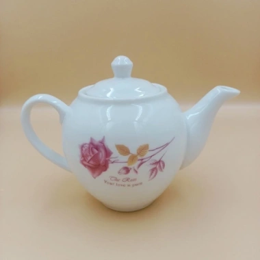 Bộ ấm chén uống trà họa tiết hoa hồng Bát Tràng – Đẹp, 79.000₫