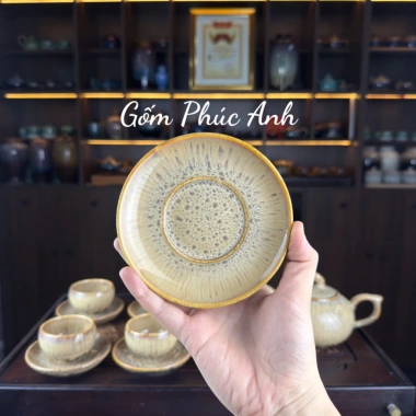 Bộ Ấm Chén Uống Trà Men Hoả Biến Hoàng Thổi Vân Tia - Gốm Sứ Bát Tràng Cao Cấp, Thiết Kế Tinh Xảo, Giá Ưu Đãi 330.000 VNĐ 7 Bộ Ấm Chén Uống Trà Men Hoả Biến Hoàng Thổi Vân Tia - Gốm Sứ Bát Tràng Cao Cấp, Thiết Kế Tinh Xảo, Giá Ưu Đãi 330.000 VNĐ 7