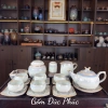 Bộ Ấm Chén Uống Trà Men Hoả Biến Tuyết Lam Gốm Sứ Bát Tràng Cao Cấp Giá ưu đãi 320.000đ 6