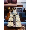 Bộ Ấm Chén Uống Trà Men Hoả Biến Tuyết Lam Gốm Sứ Bát Tràng Cao Cấp Giá ưu đãi 320.000đ 9