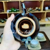 Bộ Ấm Chén Uống Trà Men Hoả Biến Xanh Ngọc Thạch - Gốm Sứ Bát Tràng Cao Cấp 5