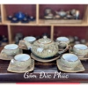 Bộ Ấm Chén Uống Trà Men Hoả Biến Xanh Ngọc Thạch - Gốm Sứ Bát Tràng Cao Cấp 6