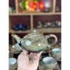 Bộ Ấm Chén Uống Trà Men Hoả Biến Xanh Ngọc Thạch - Gốm Sứ Bát Tràng Cao Cấp 9