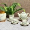 Bộ Ấm Chén Uông Trà Men Kem Hoa - Gốm Sứ Bát Tràng Cao Cấp, Giá chỉ 248.000₫ 7