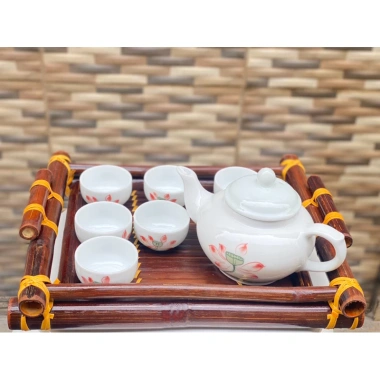 Bộ ấm chén uống trà sang trọng, tặng kèm khay - Giá ưu đãi 60.000đ, giảm tới 17% 6 Bộ ấm chén uống trà sang trọng, tặng kèm khay - Giá ưu đãi 60.000đ, giảm tới 17% 6