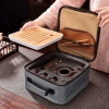Bộ Ấm Chén Uống Trà Tử Sa 6 Chén 12 Món - Túi Đựng Xách Tay, Giá chỉ 130.000 VND 6