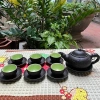 Bộ âm chén uống trà Tử Sa vẽ hoa thủ công Gốm sứ Bát Tràng cao cấp, giảm còn 250k 3
