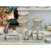 Bộ ấm chén Vân Đá Cẩm Thạch viền vàng phong cách Bắc Âu - Bộ Trà decor Tết 890.000₫ 3