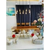 Bộ ấm chén Vân Đá Cẩm Thạch viền vàng phong cách Bắc Âu - Bộ Trà decor Tết 890.000₫ 4