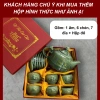 Bộ ấm chén vẽ vàng kim 24k phú quý: Gốm sứ Bát Tràng chính hãng, giá 690.000 VND 2