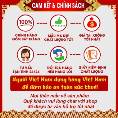 Bộ ấm chén vẽ vàng kim 24k phú quý: Gốm sứ Bát Tràng chính hãng, giá 690.000 VND