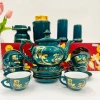 Bộ ấm chén vẽ vàng kim 24k phú quý: Gốm sứ Bát Tràng chính hãng, giá 690.000 VND 10