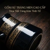 Bộ Ấm Pha Trà Cối Xay Tử Sa Cao Cấp - Gốm Sứ Hoa Văn Sang Trọng, Phòng Khách 2