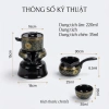 Bộ Ấm Pha Trà Cối Xay Tử Sa Cao Cấp - Gốm Sứ Hoa Văn Sang Trọng, Phòng Khách 5