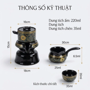 Bộ Ấm Pha Trà Cối Xay Tử Sa Cao Cấp - Gốm Sứ Hoa Văn Sang Trọng, Phòng Khách 5 Bộ Ấm Pha Trà Cối Xay Tử Sa Cao Cấp - Gốm Sứ Hoa Văn Sang Trọng, Phòng Khách 5