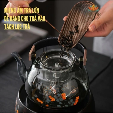 Bộ Ấm Pha Trà Điện Gốm Sứ, Bếp Đun Nước Giữ Nhiệt, Tiện Lợi – 663.320đ 2
