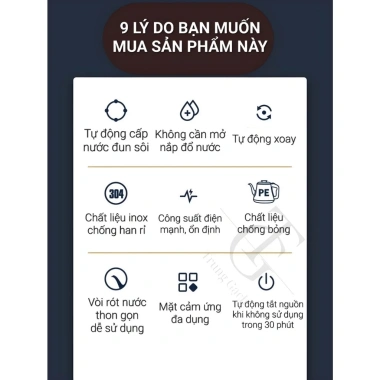 Bộ ấm siêu tốc tự động cấp nước, đun sôi nhanh, cảm ứng đa dụng - Bảo hành 12 tháng, chỉ 719.000₫ 2 Bộ ấm siêu tốc tự động cấp nước, đun sôi nhanh, cảm ứng đa dụng - Bảo hành 12 tháng, chỉ 719.000₫ 2