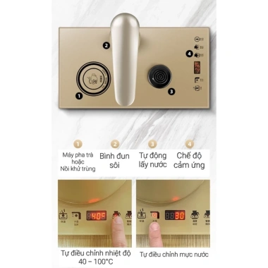 Bộ ấm siêu tốc tự động cấp nước, đun sôi nhanh, cảm ứng đa dụng - Bảo hành 12 tháng, chỉ 719.000₫