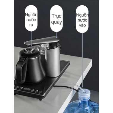 Bộ ấm siêu tốc tự động cấp nước, đun sôi nhanh, cảm ứng đa dụng - Bảo hành 12 tháng, chỉ 719.000₫