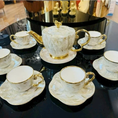 Bộ Ấm Trà 10 Chén Màu Vân Đá Royal Bone – Trà Cao Cấp Giá Ưu Đãi 1.980.000₫ 6